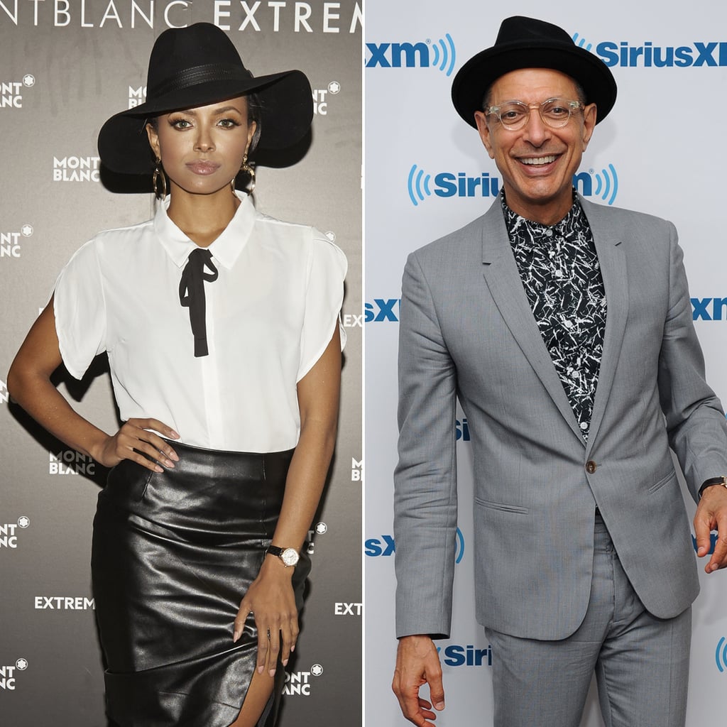 Kat Graham and Jeff Goldblum