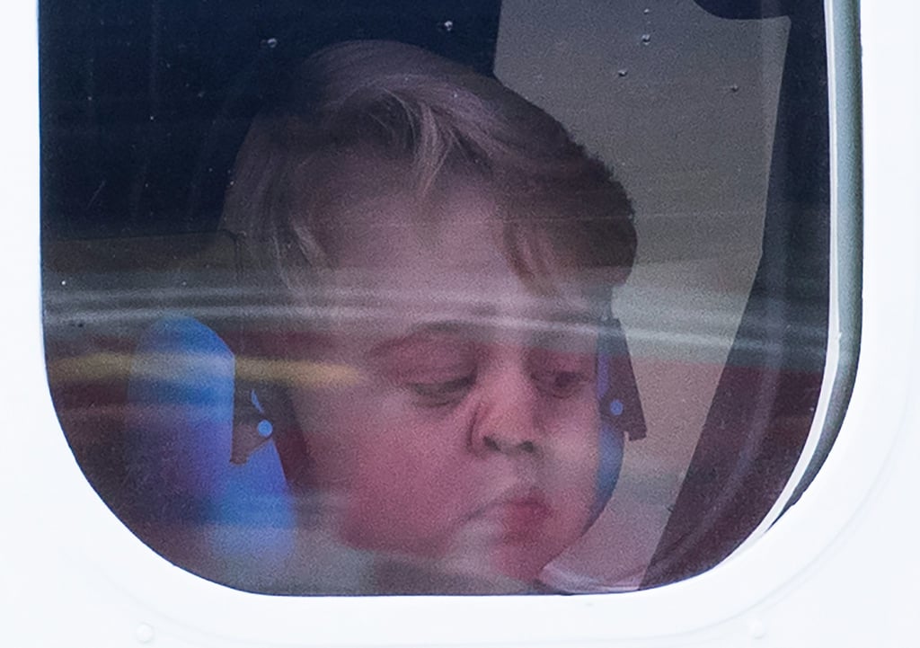Prince William and Prince George Breaking Royal Protocol