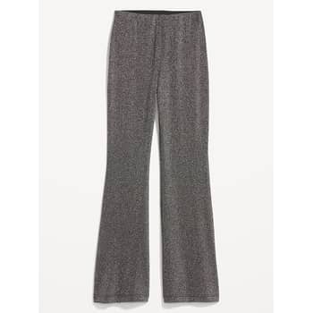 High-Waisted Pull-On Flare Pants