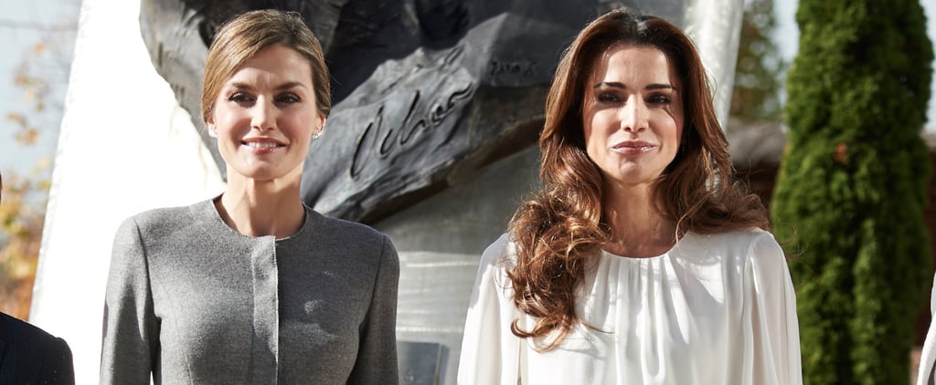 Queen Letizia and Queen Rania Wear Chic Fall Outfits