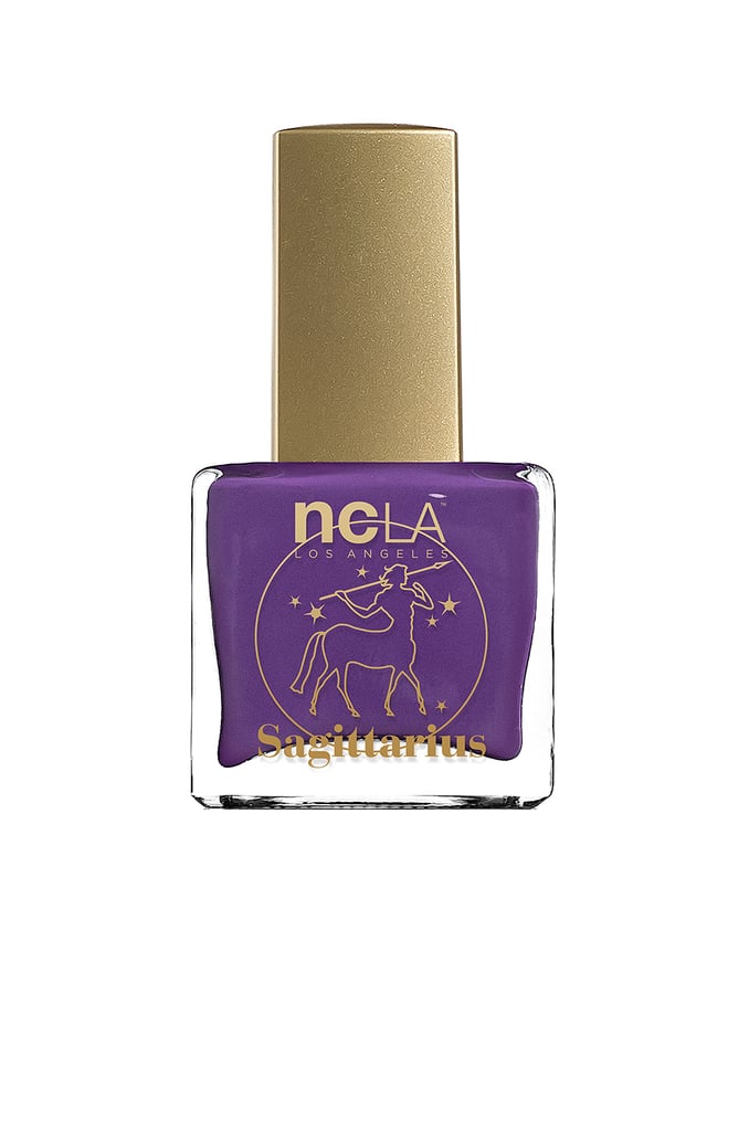 Why you need it: Snag one for yourself and one for your friend with a birthday this month. You'll both be happy wearing 5-free polishes in your perfect astrological color. 
NCLA What's Your Sign? Sagittarius Lacquer ($18)