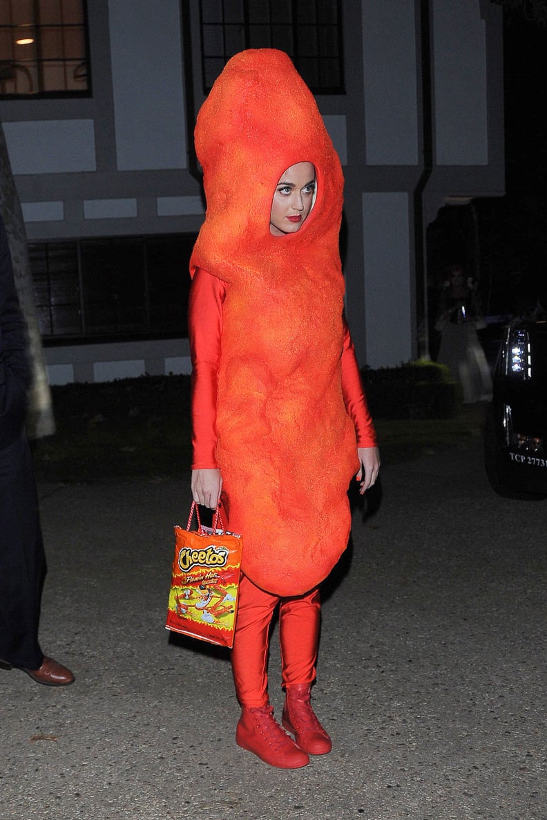 Katy Perry as a Flamin' Hot Cheeto
