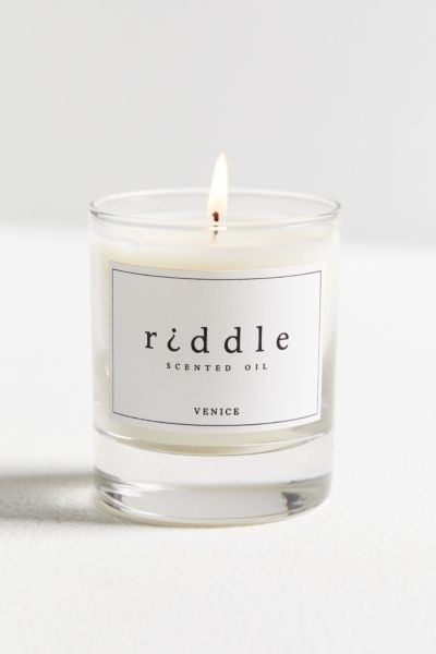 Riddle Oil Candle