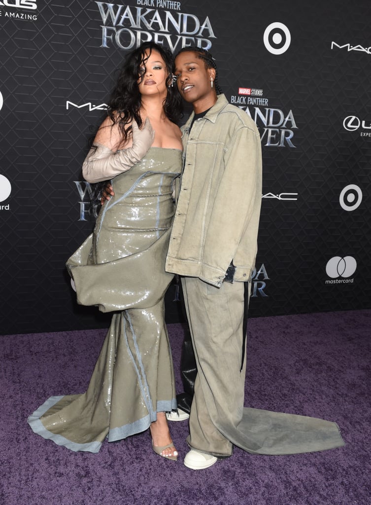 October 2022: Rihanna and A$AP Rocky Walk Their First Red Carpet as Parents