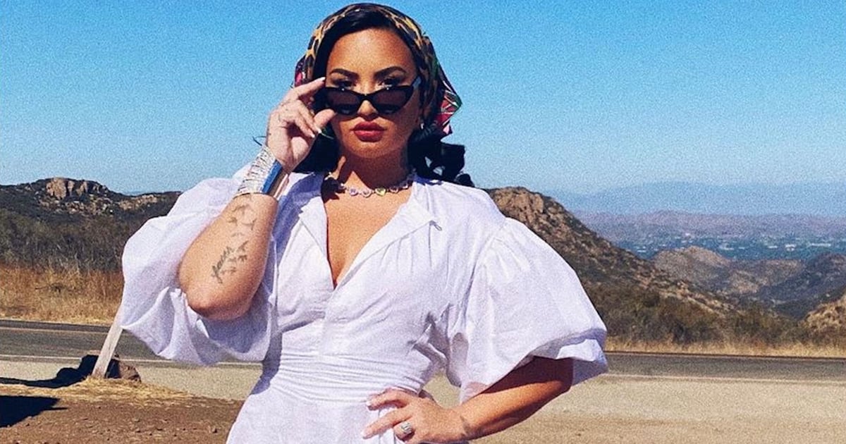 Outfit Obsession: Demi Lovato’s Pouf-Sleeved Minidress Is Just the Start of Her “Full Ass Glam Moment”