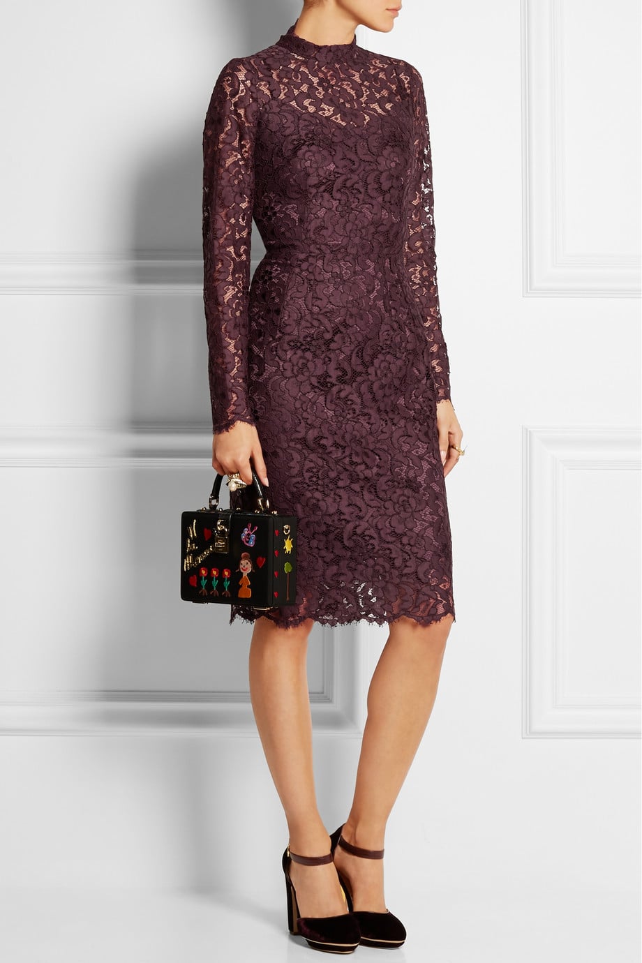 Princess Kate Ravishes in a $2,800 Plum Lace Dress