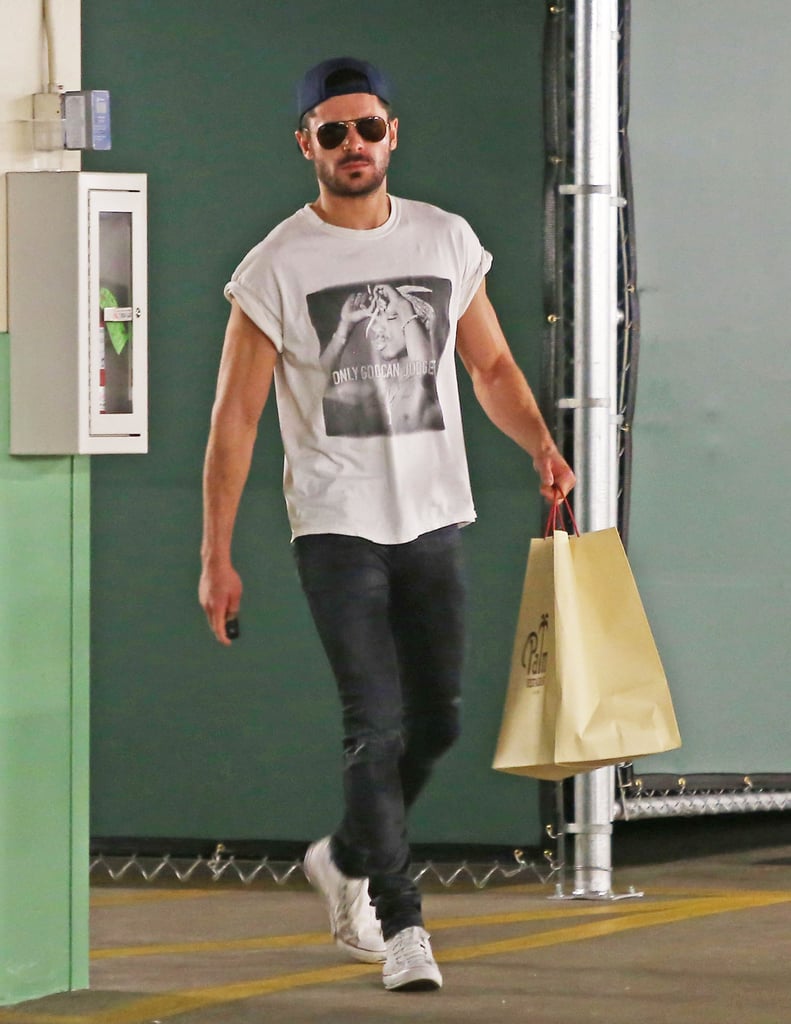 Zac Efron picked up some grub in LA on Friday. | Celebrity Pictures ...