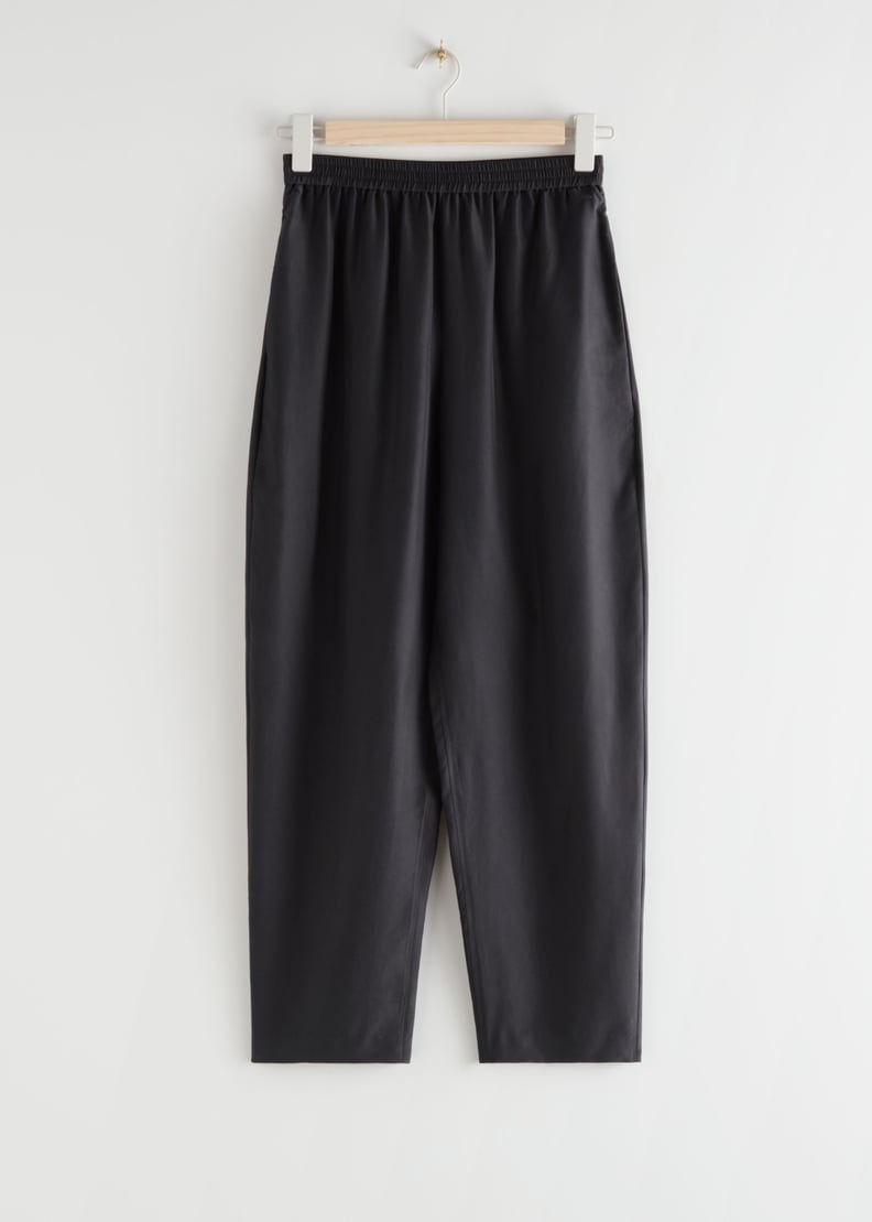 & Other Stories Relaxed Silk Trousers