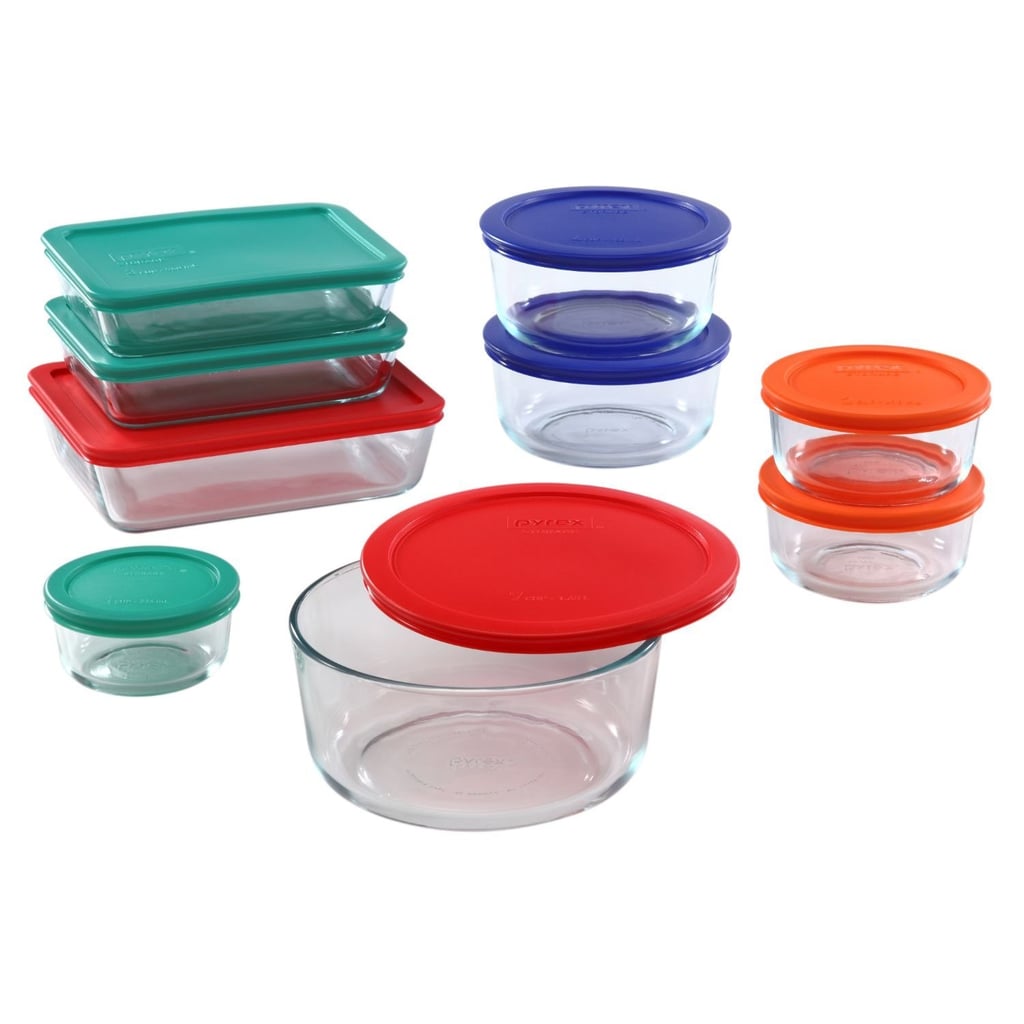 Pyrex Simply Store Glass Rectangular and Round Food Container Set