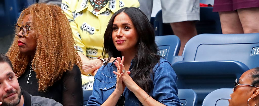 Meghan Markle Wears Denim Dress at the 2019 US Open