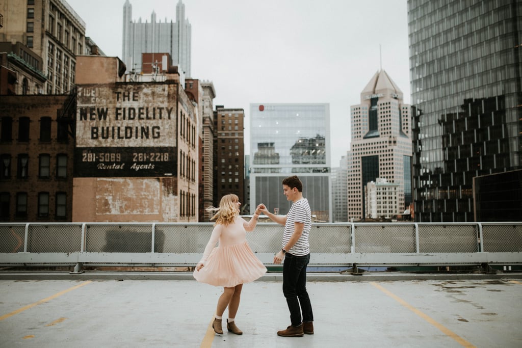 Rooftop Engagement Shoot POPSUGAR Love & Sex Photo 31