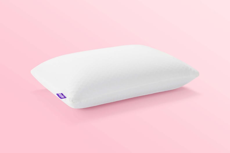最好最好的枕头睡者:紫色乳胶枕头