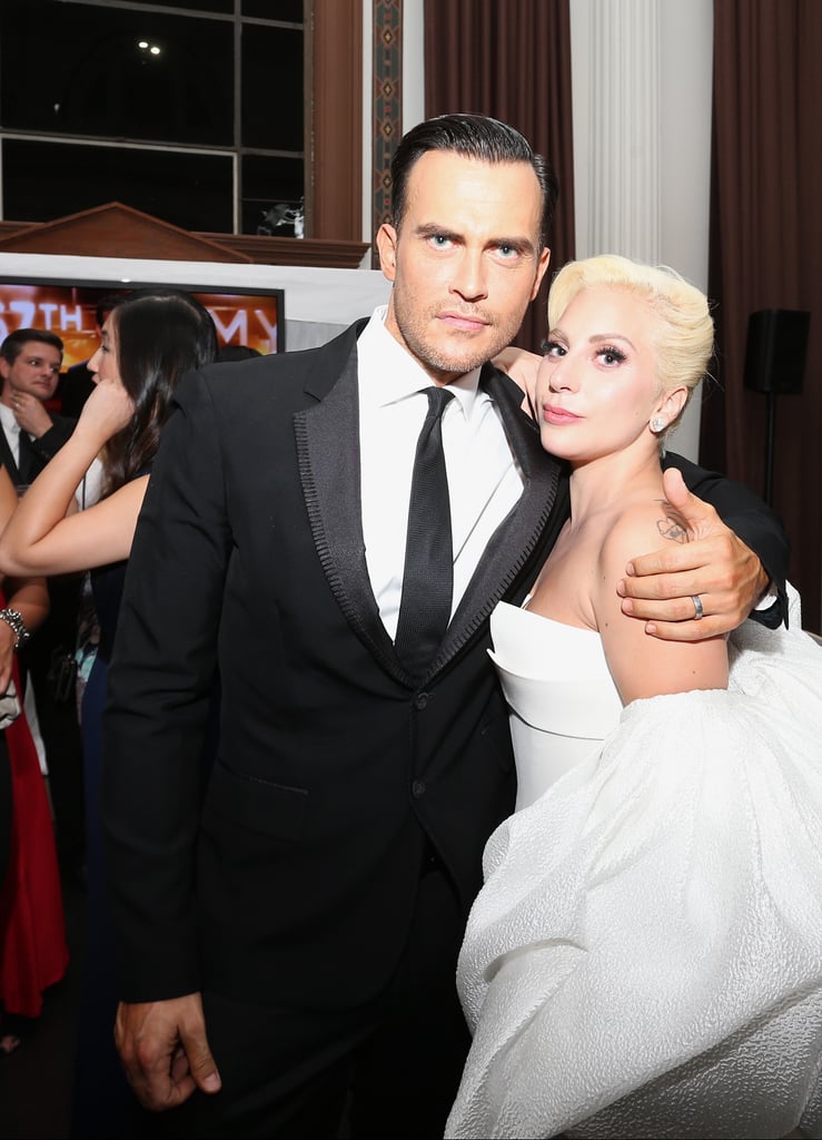 Lady Gaga and Cheyenne Jackson at an Afterparty American Horror Story