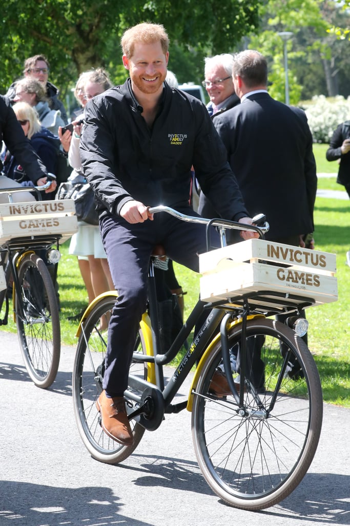 Prince Harry's "Daddy" Jacket in the Netherlands May 2019