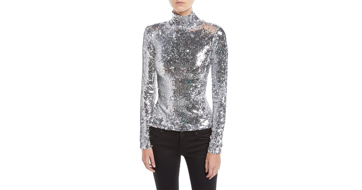 milly sequin turtleneck