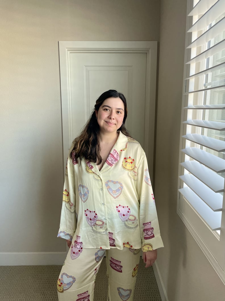 Neendi Vintage Buttercream Cake Long Pajama Set
