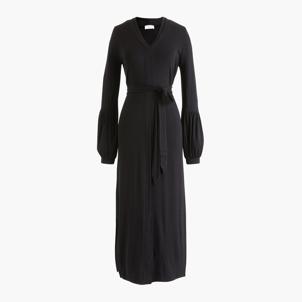 Universal Standard x J.Crew Jersey Long-sleeve Maxi Dress