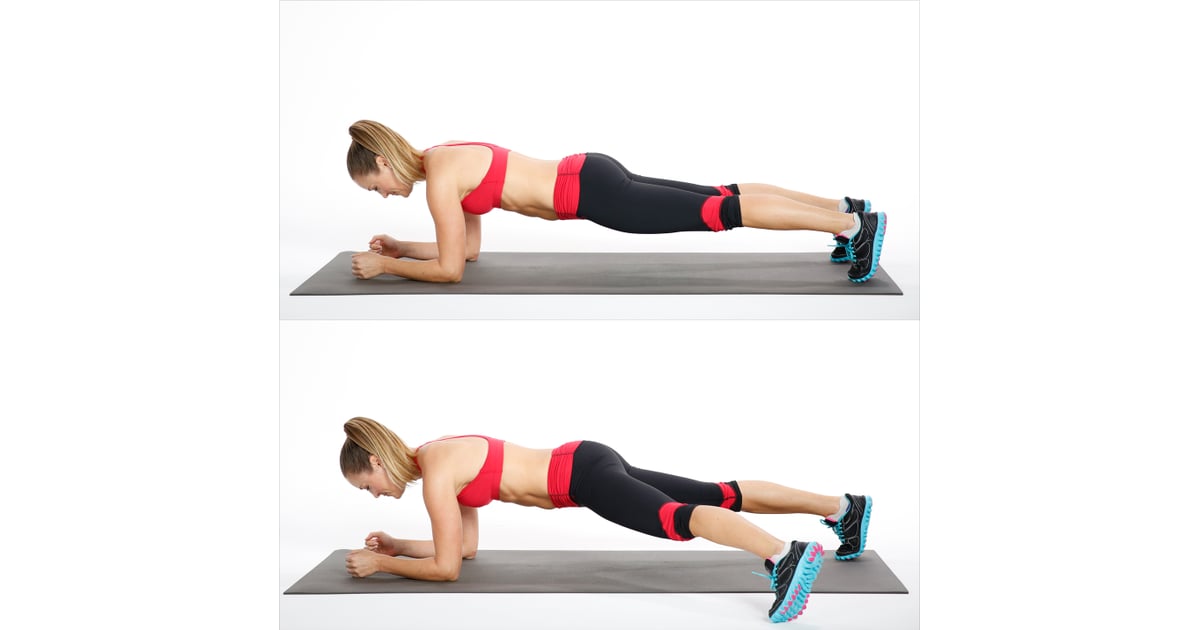 Circuit Two: Elbow Plank Side Step | Ab and Core Workout | POPSUGAR ...