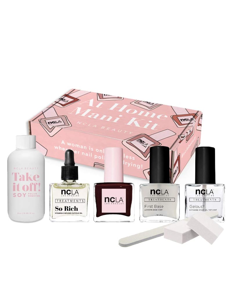 NCLA At-Home Manicure Kit 7-Piece Set (Eat Pie, Drink Wine)