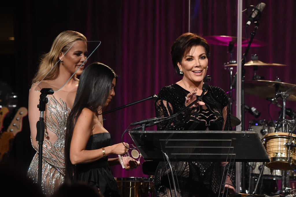 Khloe and Kourtney Kardashian at the Angel Ball in NYC 2016