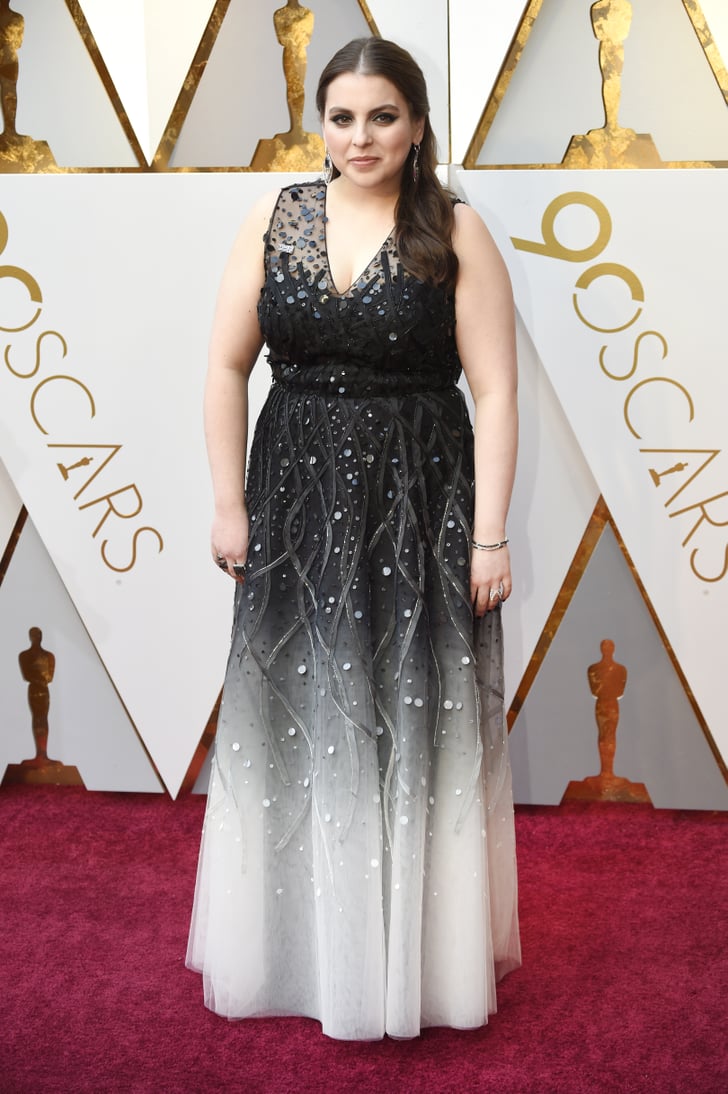 Beanie Feldstein Oscars Red Carpet Dresses 2018 POPSUGAR Fashion