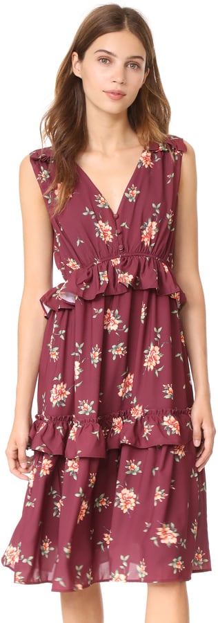 Ella Moon Multi Ruffle Midi Dress