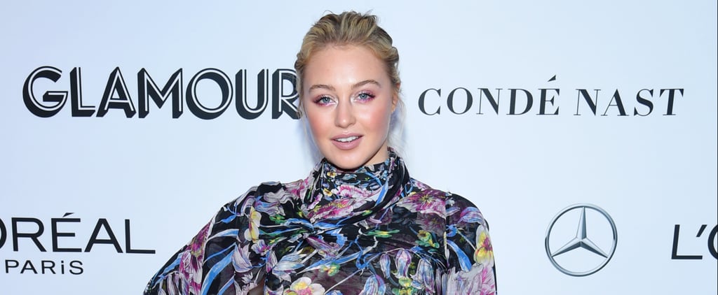 Iskra Lawrence's Prabal Gurung Floral Dress November 2018