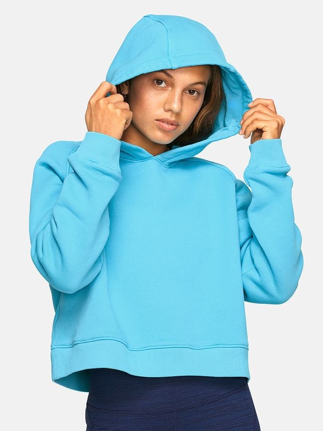 Outdoor Voices Nimbus Cotton Cropped Hoodie