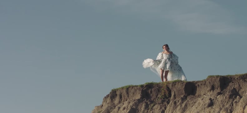 The Flouncy Gown She Wears at the End of the Video Could Easily Pass For a Wedding Dress