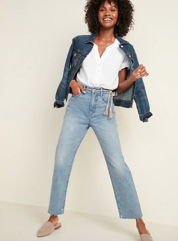 old navy high waisted jeans