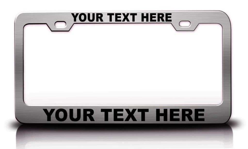 Personalized Licence Plate Tag Frame