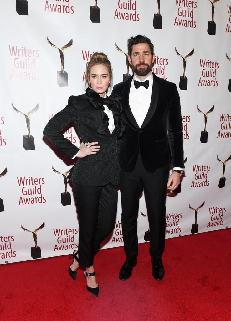 Emily Blunt and John Krasinski in Matching Tuxedos 2019