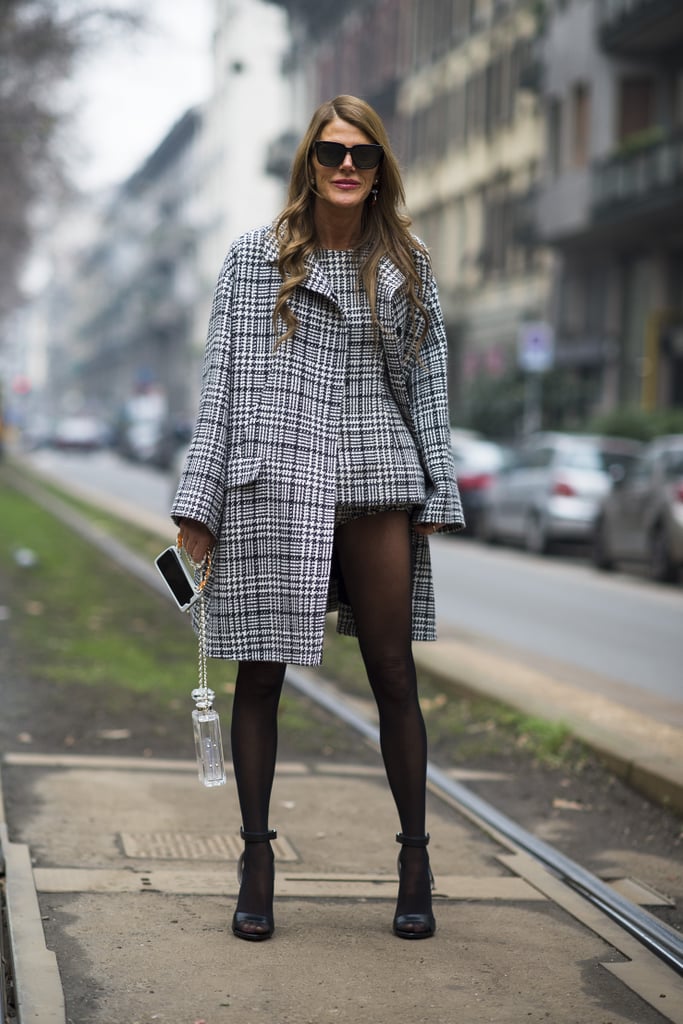 Anna Dello Russo perfected the no-pants look. 
Source: Le 21ème | Adam Katz Sinding