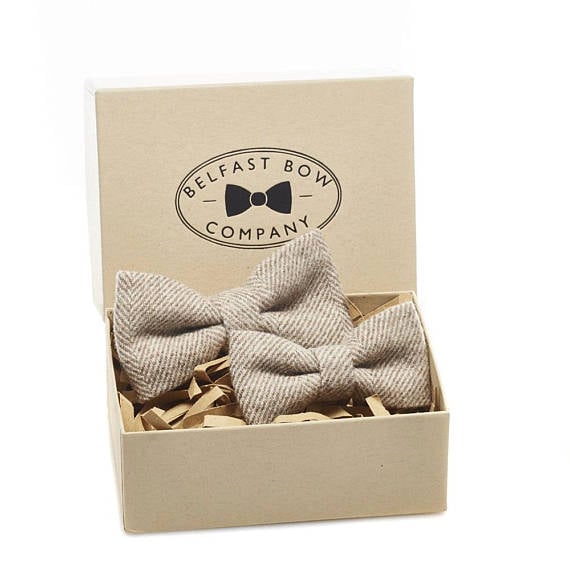 Father and Son Bow Tie Set