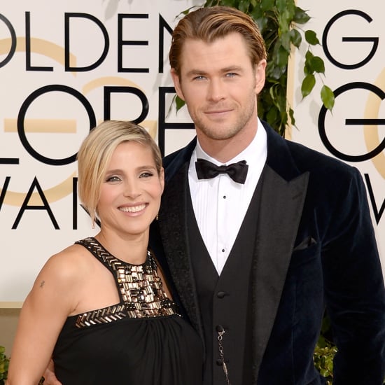 Chris Hemsworth and Elsa Pataky at the Golden Globes 2014