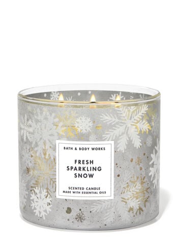 Fresh Sparkling Snow Three-Wick Candle