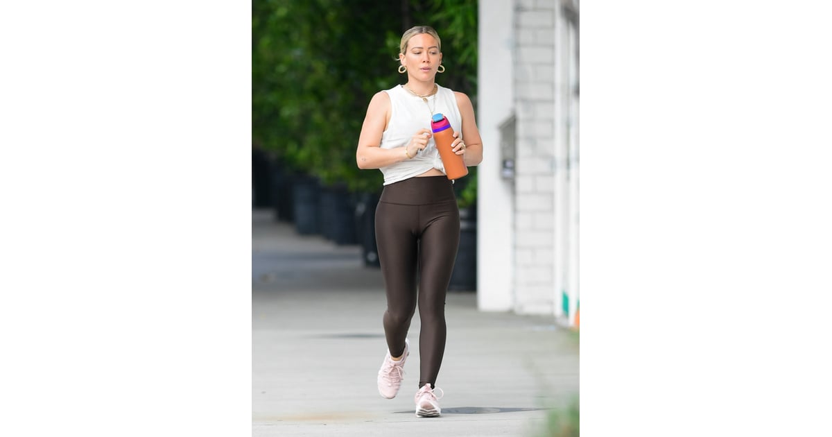 Hilary Duff Left the Gym with the Owala Water Bottle