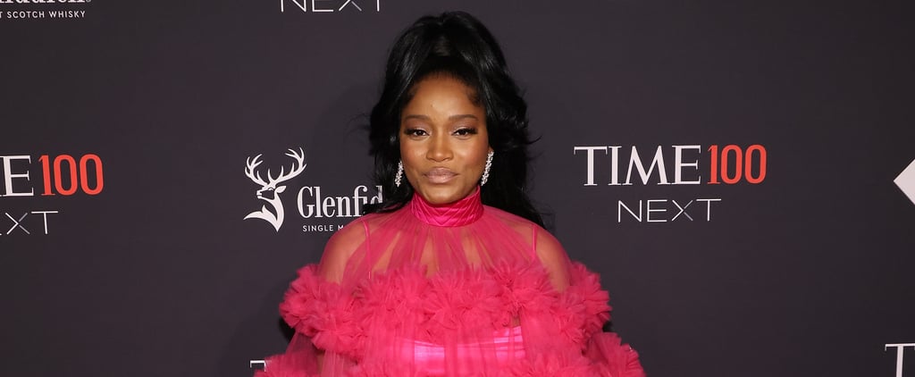 Keke Palmer's Milk-Bath Nails Emphasize Her Pink Tulle Minidress