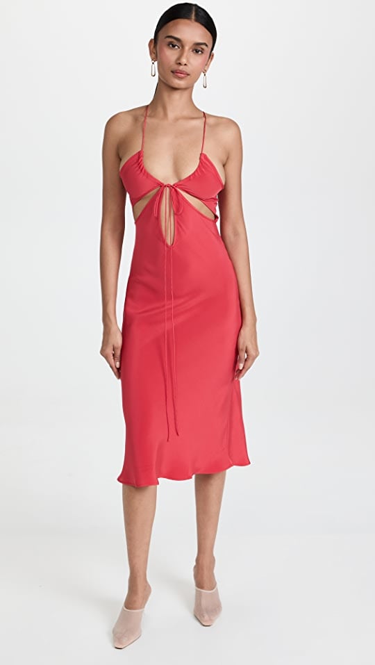 A Sexy Dress: Christopher Esber Triquestra Front Tie Slip Dress
