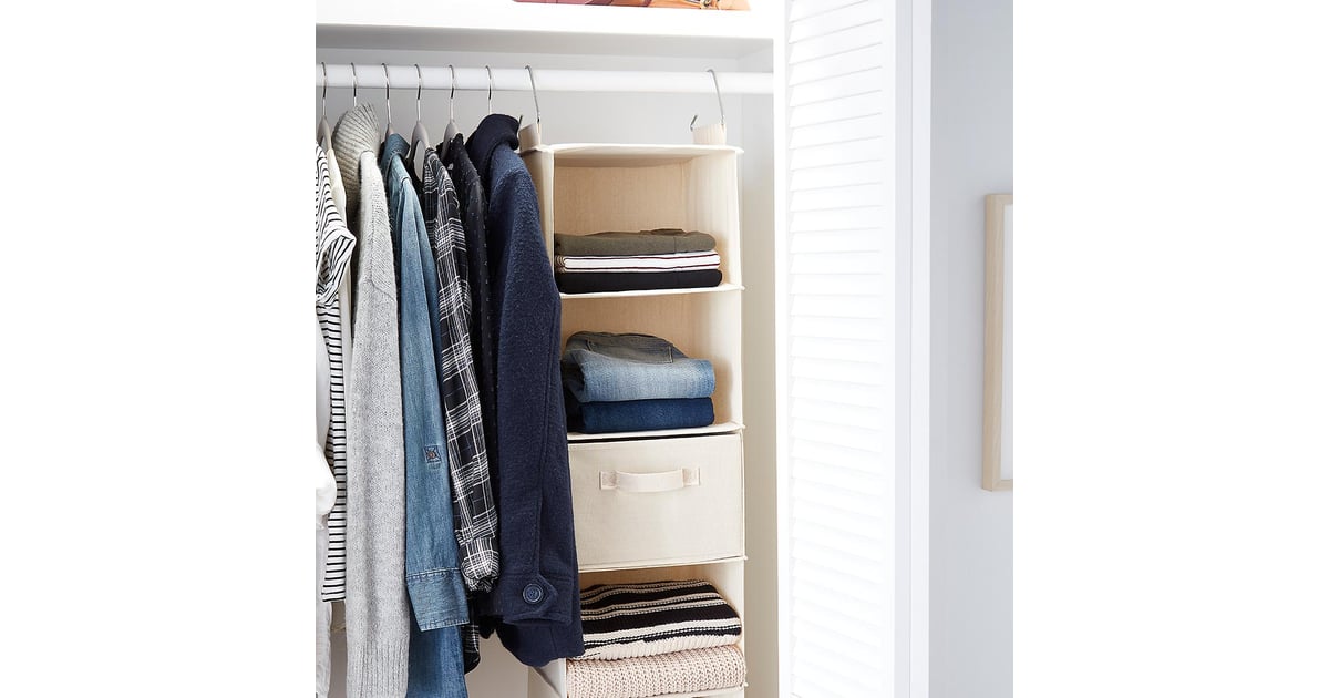 Natural Canvas Hanging Sweater Organizer Best Home