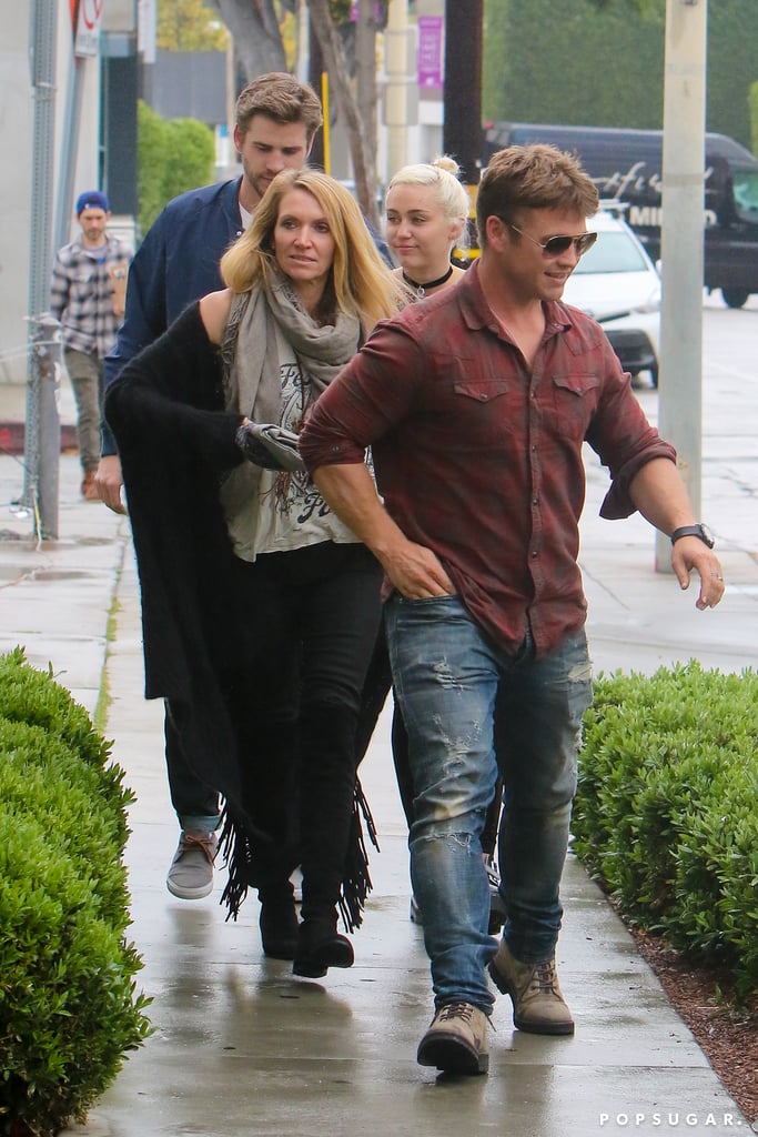 Miley Cyrus and Liam Hemsworth Out in LA April 2016