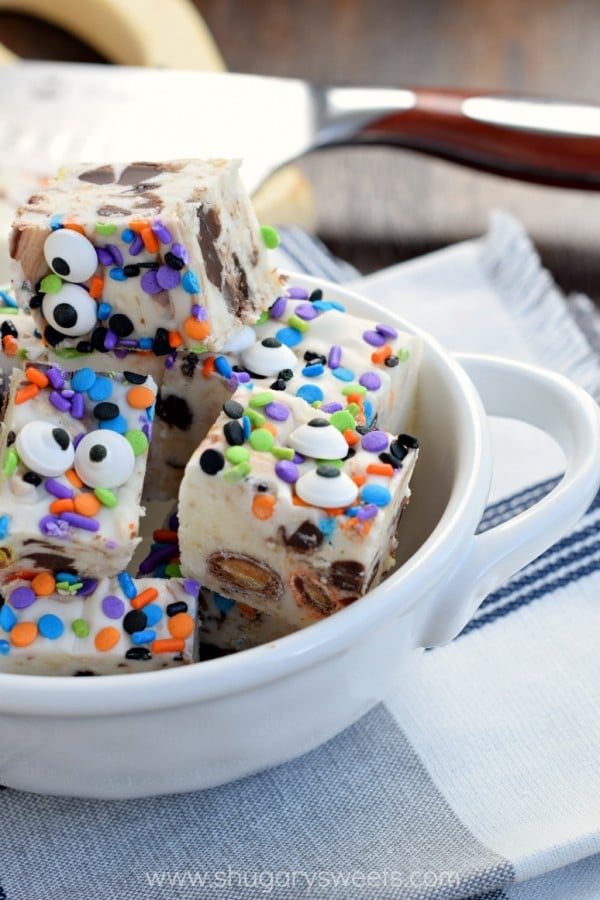 Monster Cookie Dough Fudge