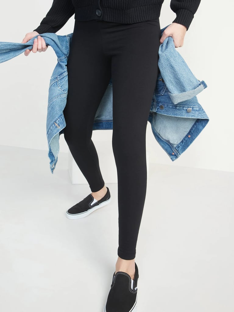 Old Navy High-Waisted Fleece-Lined Ankle Leggings