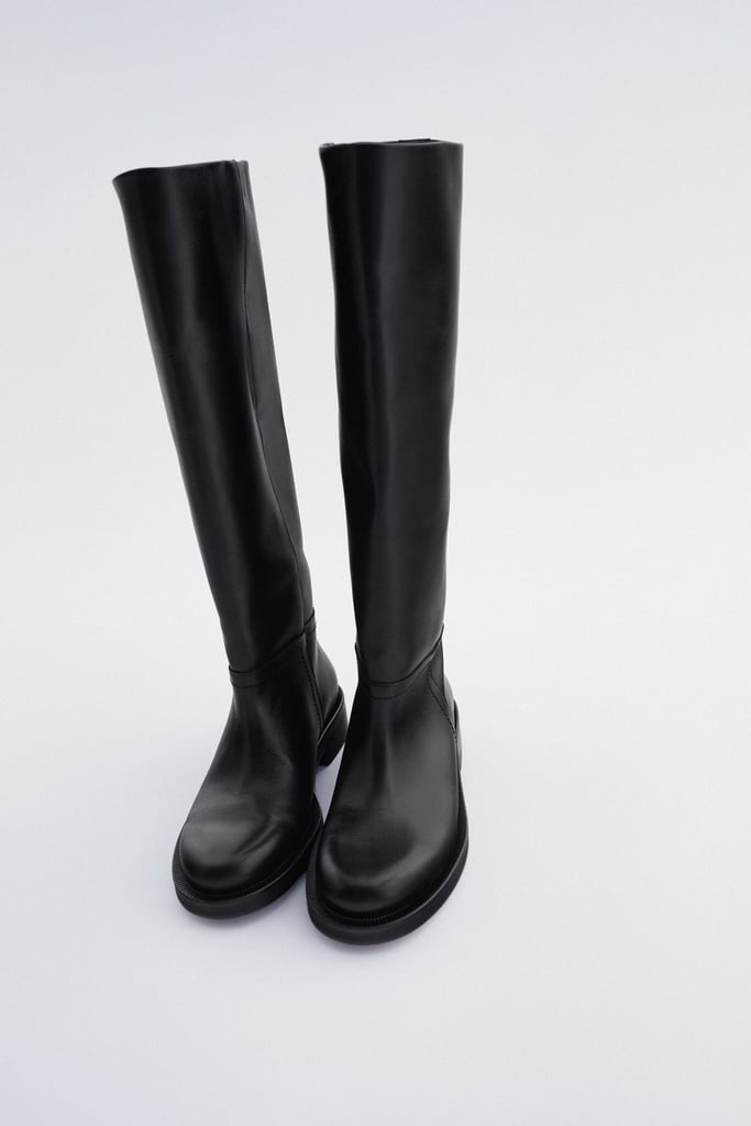 Zara Tall Leather Boots