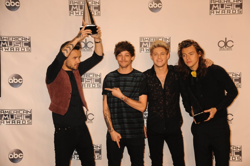 One Direction At The American Music Awards In 2015 Best One Direction Pictures Popsugar 