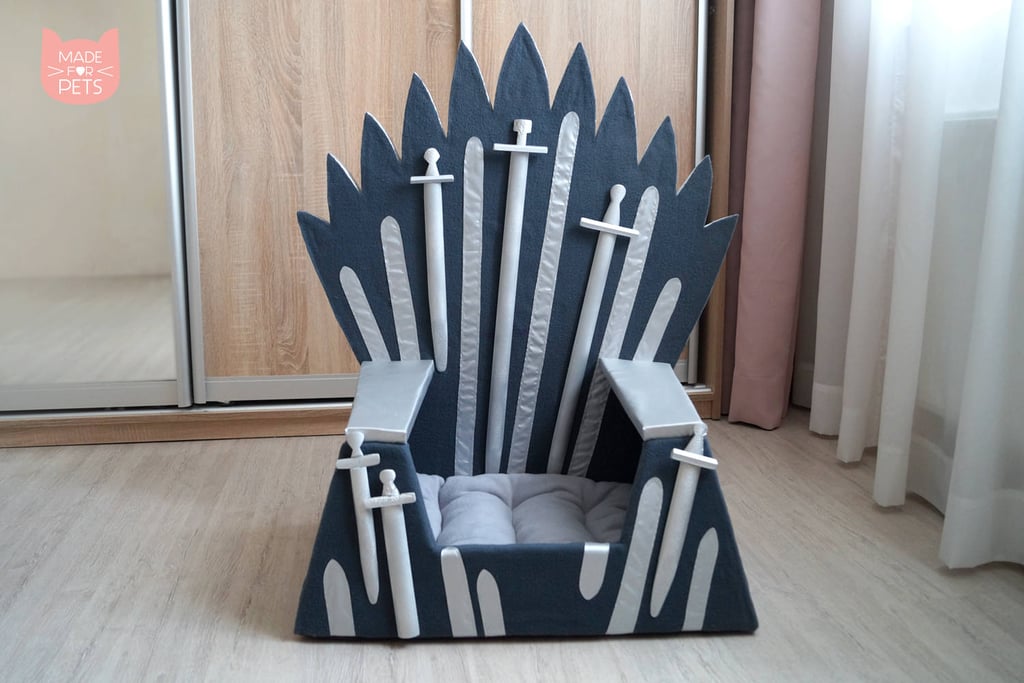 Shop the Iron Throne Cat Bed Game of Thrones Bed For Pets POPSUGAR