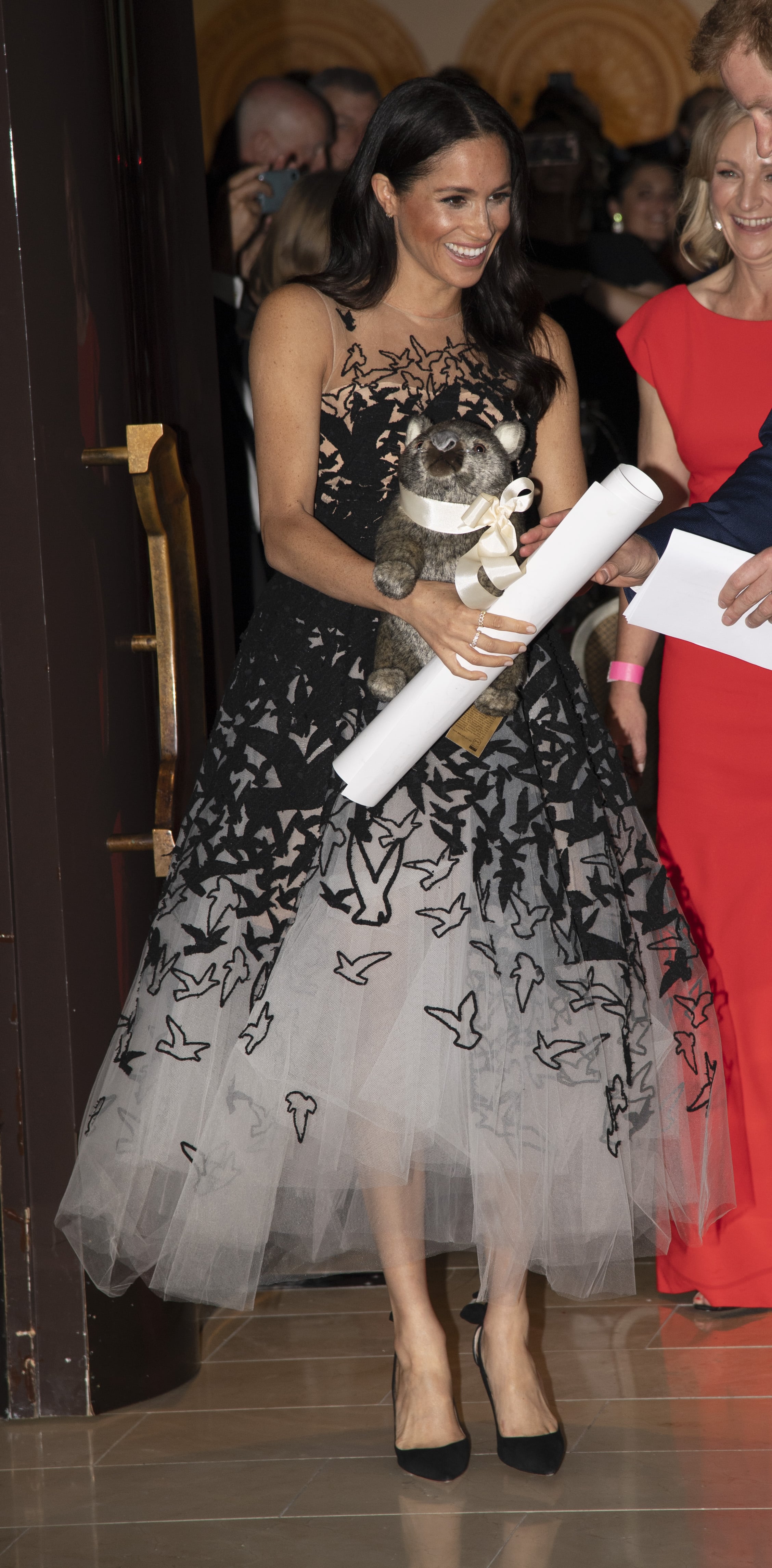 Oscar de la renta meghan dress outlet