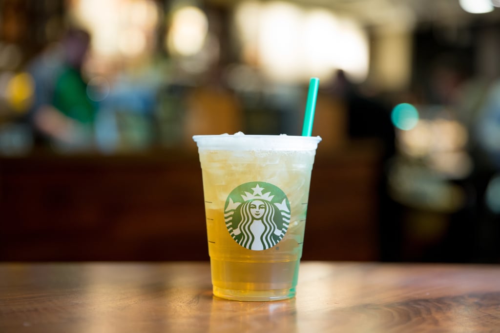 Teavana Shaken Iced White Tea New Starbucks Menu Items Spring 2017 POPSUGAR Food Photo 6