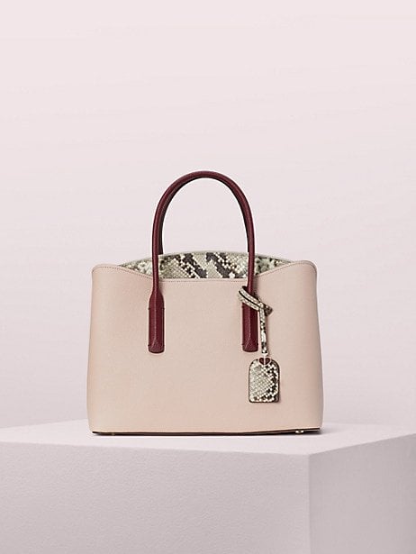 Kate Spade New York Margaux Embossed Snake Large Satchel | Kate Spade NY Is  Having a HUGE Sale Today, and These 16 Discounted Bags Can't Be Missed |  POPSUGAR Fashion Photo 15