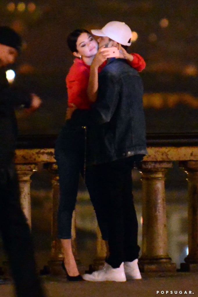 Selena Gomez and The Weeknd Kissing in Italy January 2017